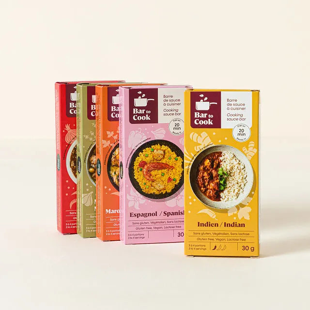 Global Flavors Instant Sauce Bar Set x 5