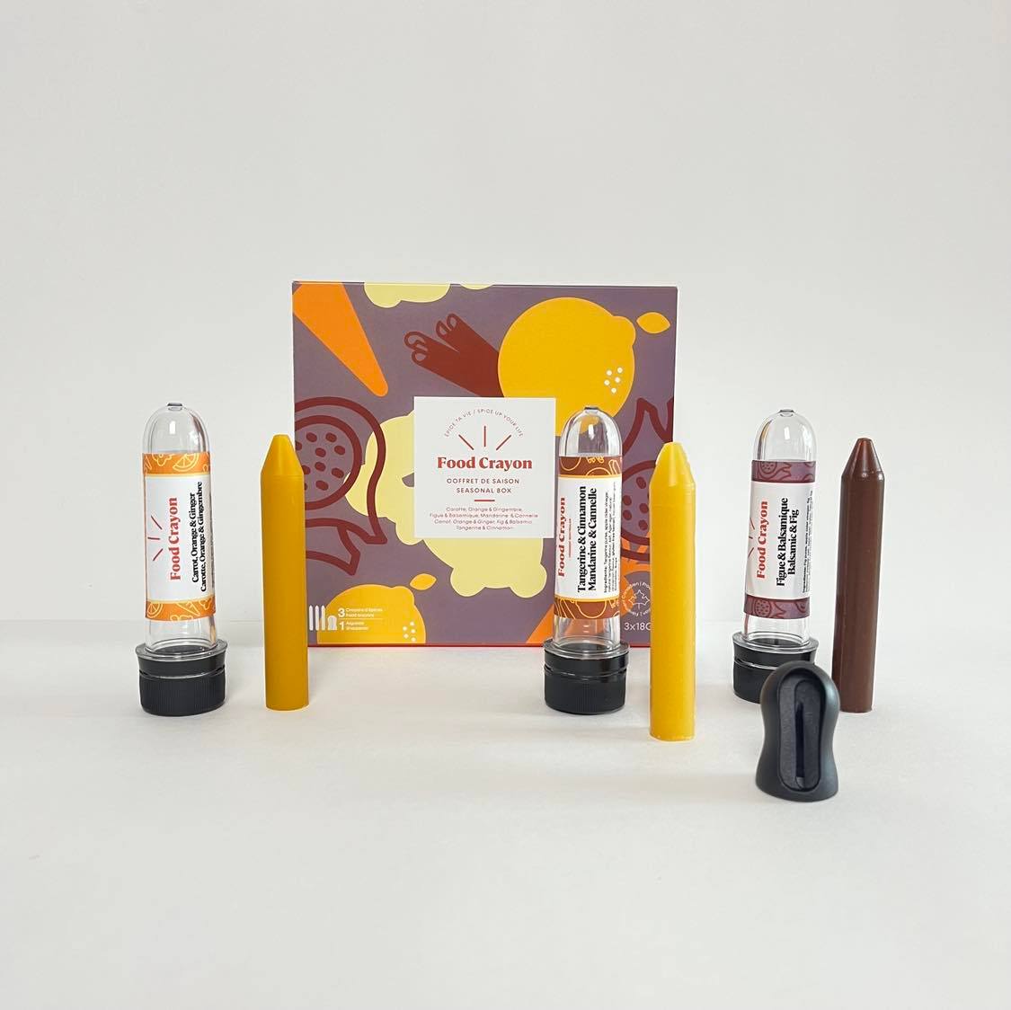 TRIO DE SAISON | Carotte Orange & Gingembre, Figue & Balsamique et Mandarine & Cannelle