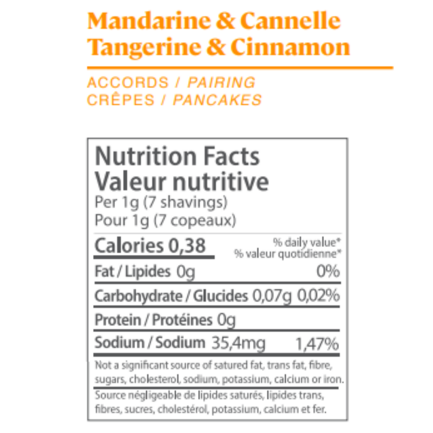 UNO | MANDARINE & CANNELLE