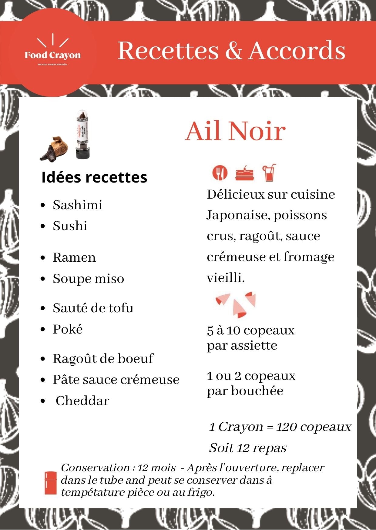 DUO UMAMI | Ail noir et Miso