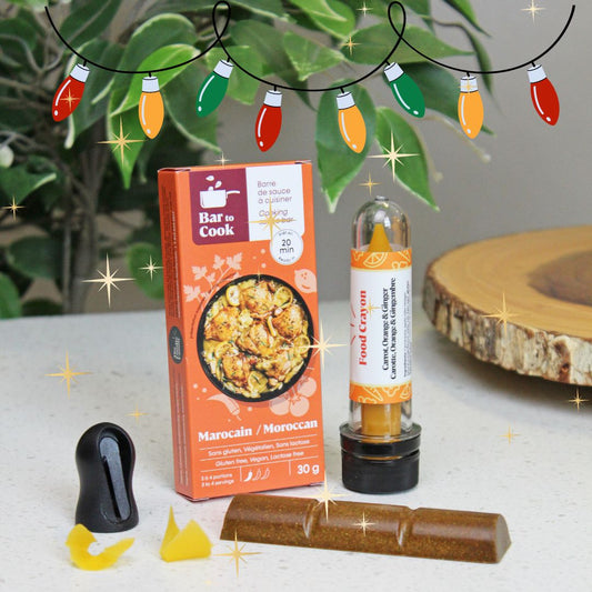 Moroccan Combo | Carrot Orange Ginger Food Crayon & Moroccan Bar to Cook