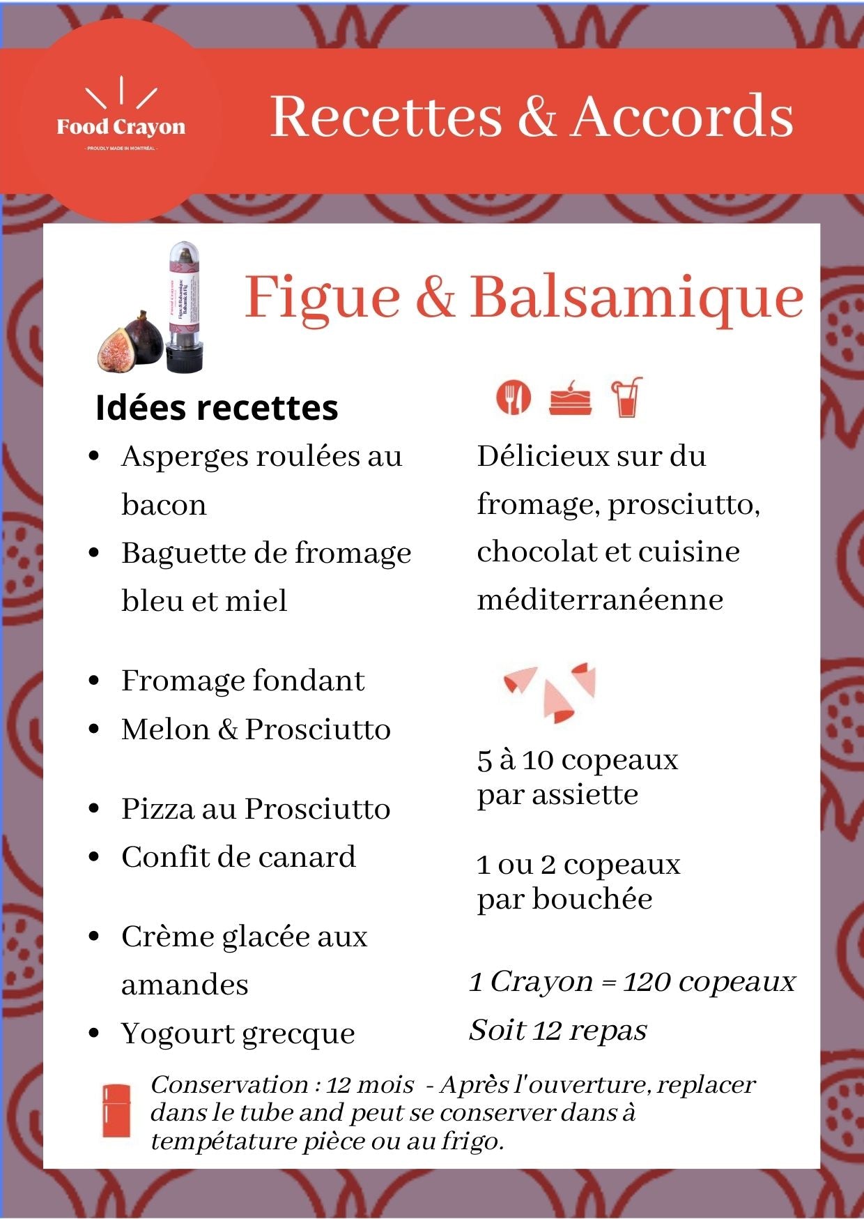 TRIO DE SAISON | Carotte Orange & Gingembre, Figue & Balsamique et Mandarine & Cannelle