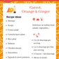 Carotte, Orange & Gingembre