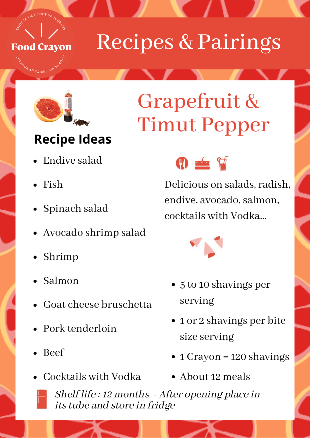 Grapefruit & Timut Pepper