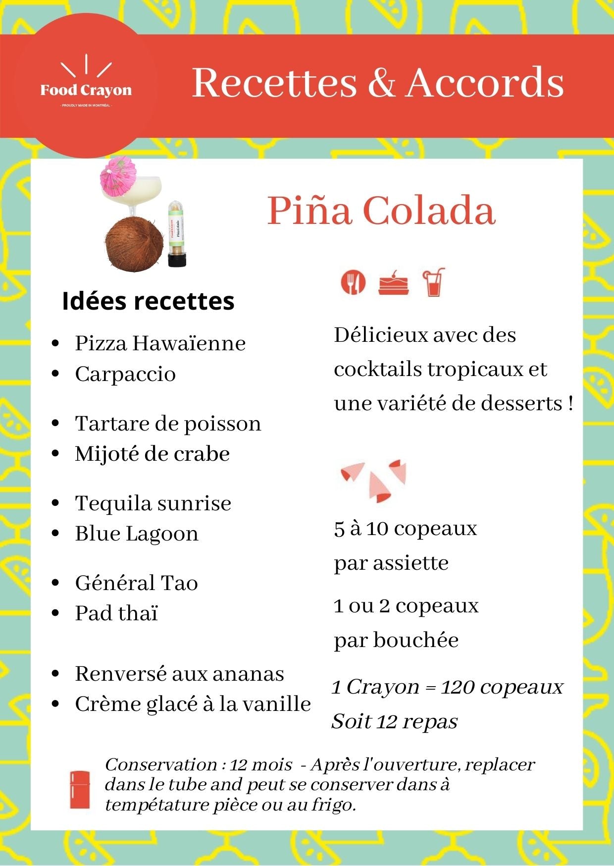 DUO-COCKTAILS | Piña Colada et Lime