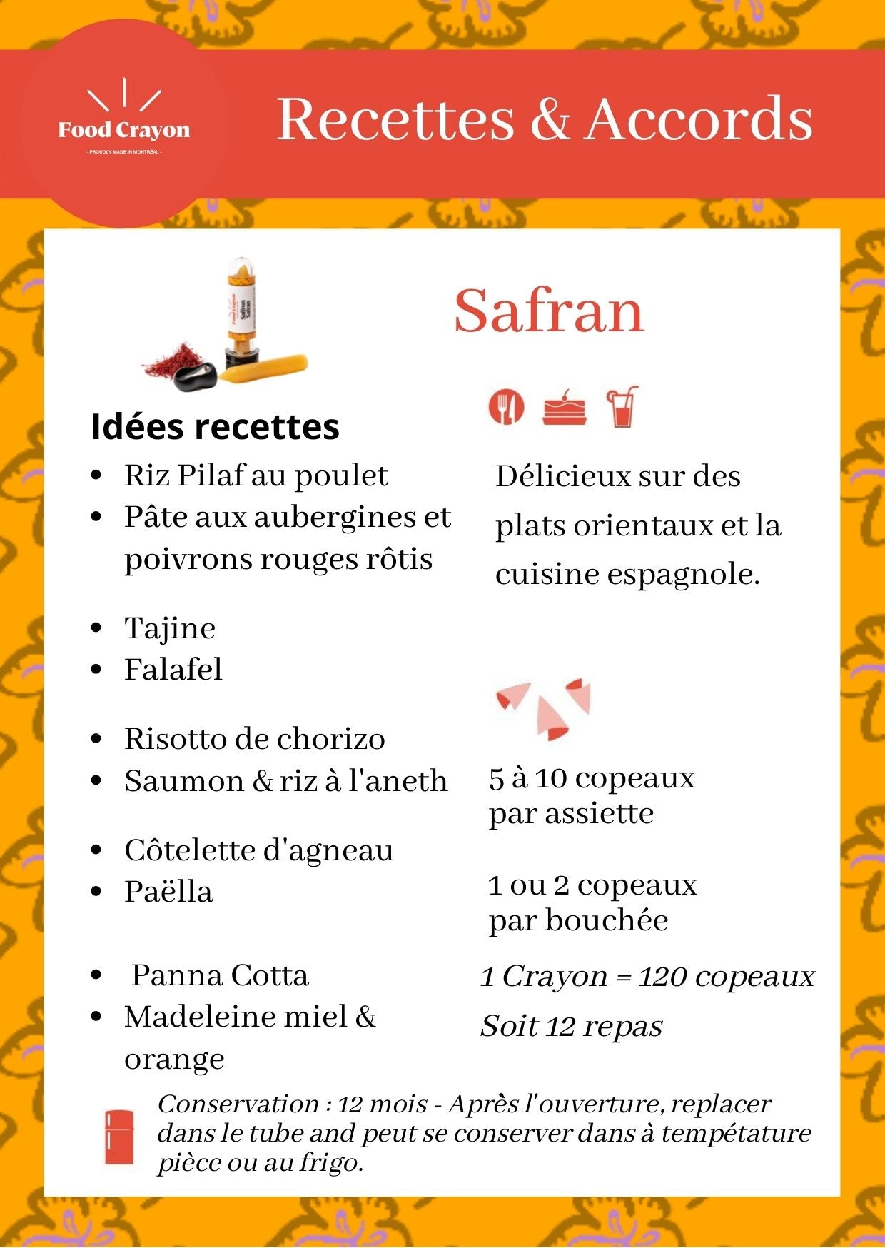 DUO TAPAS | Safran et Piment & Ail