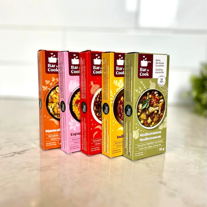 Kit d'échantillonnage - 5 bars pour cuisiner